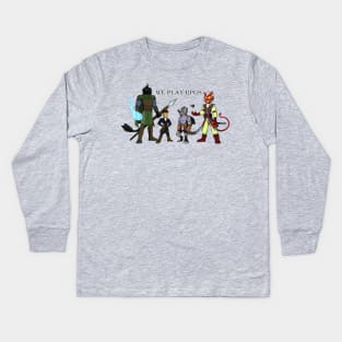 We Play RPGs Character Art Kids Long Sleeve T-Shirt